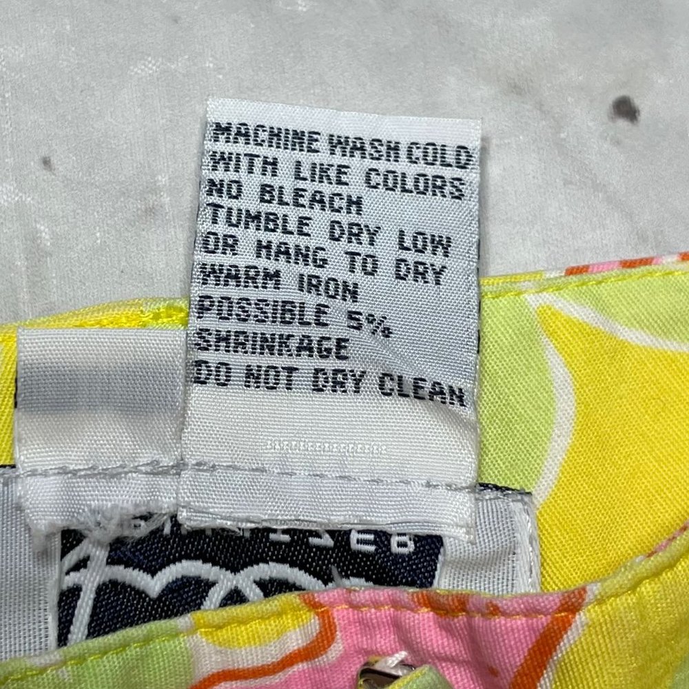 Lilly Pulitzer 10 Sunrise Sandbar cropped pants yellow - Picture 7 of 7